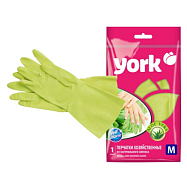 "YORK" Перчатки хозяйственные "Алоэ", ароматизированные, размер M
