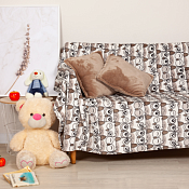 Плед "Festival. Совушки" 150х200см, цв.бежевый