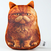 Подушка-антистресс "Рыжий кот" 23х10х28см