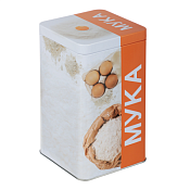 Банка жестяная "Мука" 17x10x10см