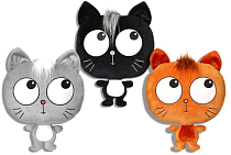 Игрушка мягк. "Кот-глазастик"