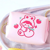 Брелок-кошелек "Baby hare peach" 5х9х7,5см, цв.розовый