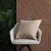 "Рогожка" Наволочка декоративная 40х40см, цв.какао