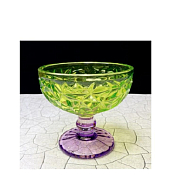 Креманка "Салатово-фиолетовая" 300мл п.у