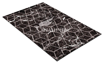SHAHINTEX DIGITAL PRINT Коврик придверный влаговпитывающий с тиснением соты "Мрамор" 40х60см