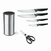 "Apollo Genio" Atom" Набор ножей на подставке 5пр.