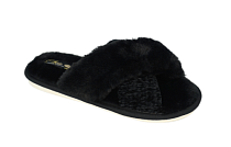 "Forio" Тапочки женские "Мех.Черные" размер 35-36