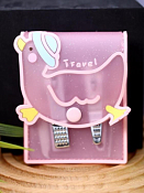 Маникюрный набор "Duck travel" 9,5х7,5х2,3см, цв.розовый