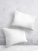 "Holiday" Набор наволочек 50х70см 2шт, цв.белый, полисатин