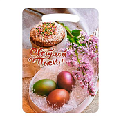 MARMITON Доска разделочная "Светлой Пасхи!" 29х21см, дерево, прямоуг.