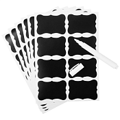 Набор многоразовых кухонных стикеров с маркером 48шт. 108365