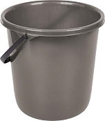 Ведро "Rock'n'Roll" 7л, 23,5х25,5х24см, цв.антрацит