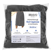 Килт мужской 80х150см, цв.серый