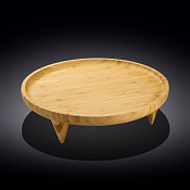 WILMAX Bamboo Блюдо сервировочное на ножках 35,5см