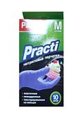 PACLAN Набор перчаток нитриловых "PRACTI" 5 пар, размер М
