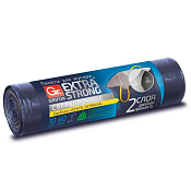 "GRIFON" Мешки для мусора, двухслойные "EXTRA STRONG" ПВД 60л, 10шт.