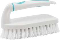 Щетка утюжок "Ballet" 14,5х8,5см, цв.белый,бирюзовый