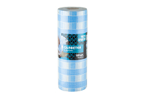 Салфетки в рулоне 50шт. 25х40см, цв.синий