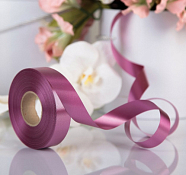Декоративная лента 2смх45м, цв.рубиновый