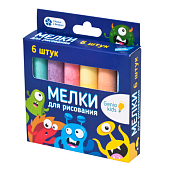 Мелки для рисования 6цв.