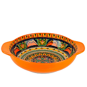 "Arabesque" Orange" Салатник с ручками 24,5х20,5см, 1200мл
