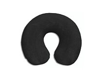 Подушка туристическая "Плюш" 33х35см, цв.черный