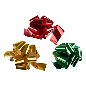 Набор декоративных бантов 3шт. 15см, в ассорт.