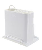 Подставка для ножей и столовых приборов 23х17,5х25см, цв.белый