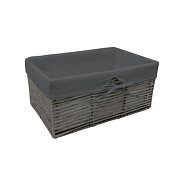 Корзина плетеная "Paper" 39х26х18см, цв.серый