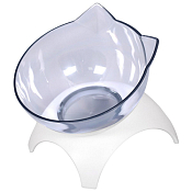 Миска для корма на подставке для кошек "Мяу" 350мл