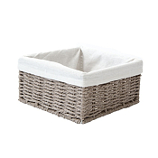 Корзина плетеная "Paper" 20х20х10см, цв.серый