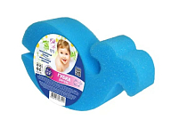 "AVIKOMP" Губка для тела "Кит" 15,5х8,5х4см, цв.синий