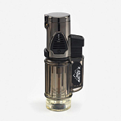 Горелка газовая "Мастер К" с пьезоподжигом 8х3х2см, цв.черный