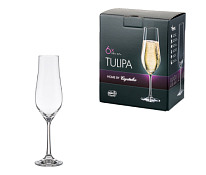 "Tulipa" Набор бокалов для шампанского 6шт. 170мл