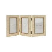 Фоторамка настольная "Bamboo" на 3 фото 10х15см, цв.светло-коричневый