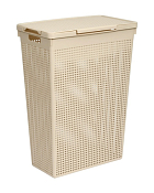 VIOLET Корзина для белья "Лофт" 50л, 61,5х45х26см, цв.латте