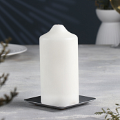 Подсвечник "Тарелка" квадратная 10см