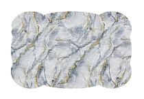 SHAHINTEX SILK PHOTOPRINT Набор ковриков "Мрамор серый" 60х98см; 60х49см