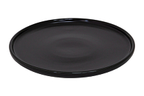 "Black&White" Тарелка 19х1,5см, круглая, цв.черный