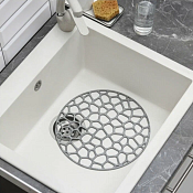 Коврик для раковины круглый 30см