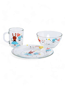 Набор посуды "Балерины" 3пр.