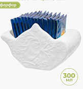 Подставка для чайных пакетиков "Веточки-цветочки" 12х9х8см