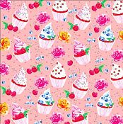 Салфетки трехслойные "Десерт" 33х33см, 20шт.