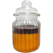 Свеча в банке "Апельсин в шоколаде" 45ч