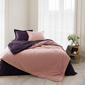 Комплект постельного белья "Черника" евро, 50х70см, сатин