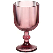 "Magistro" Бокал для вина "Грани" 350мл, цв.розовый