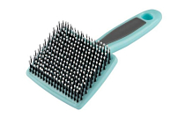 "Рыжий кот" Расческа для животных с каплями 13х6см, цв.голубой