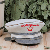 Шапка для сауны "Командир"
