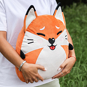 Игрушка мягк. "Лисичка" 40х35см