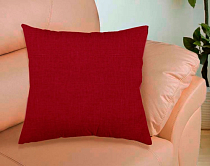Подушка декоративная "Классика" 40х40см, цв.бордовый
